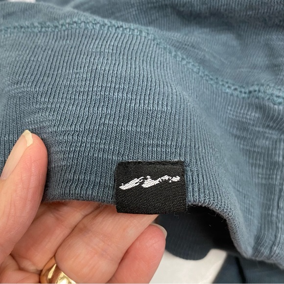 Ocean Child Long sleeve T Shirt Small Kite Surfer Retro Vintage Style Blue Green - Picture 7 of 11